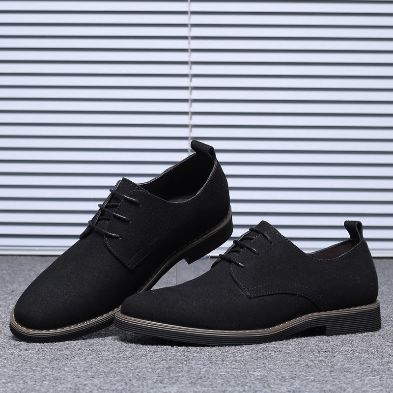 Men's Suede Casual Lace Up Oxfords Shoes