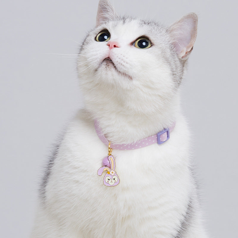 4 Pcs Pet Cat Collar Cute Animal Pendant Cat Collars