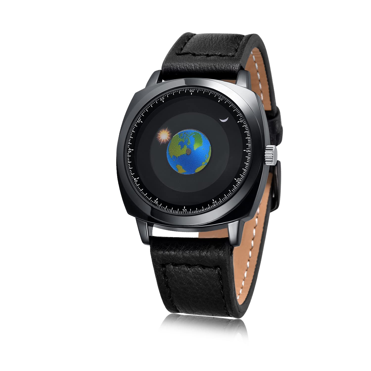 Men's Wrist Watches, Creative Earth Conceptual Design Watches