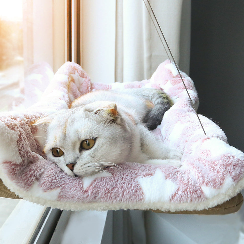 Cat Bed Window, Cat Hammock, Cat Shelves Space Saving Design