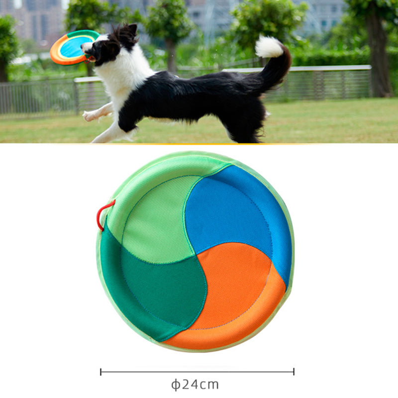 Dog Frisbee Toy, Safe Soft Natural Rubber Disc