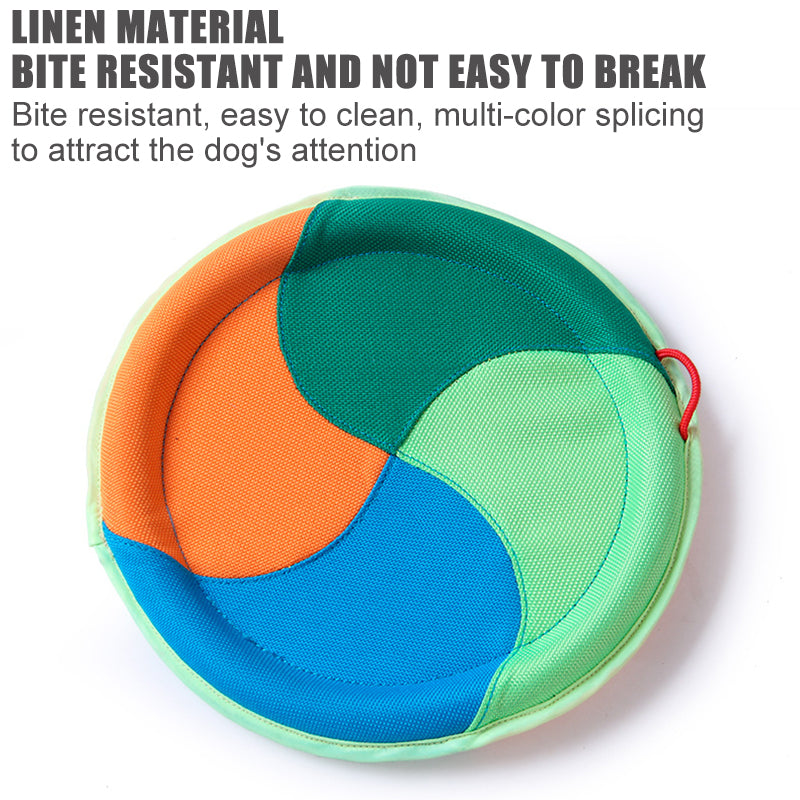 Dog Frisbee Toy, Safe Soft Natural Rubber Disc