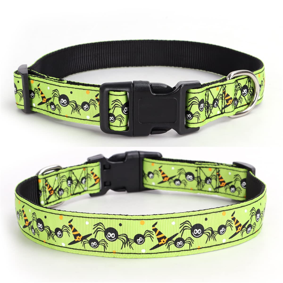 Halloween Dog Collar, Durable Soft Halloween Style Pet Collar Adjustable For Small Medium Large Dogs