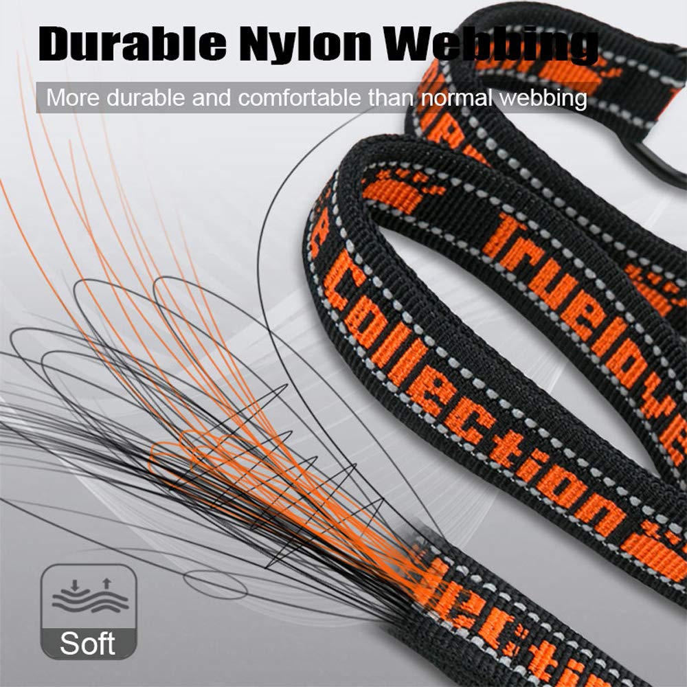 Dog Lead Leash No Pull Reflective with Multi Handles Durable Nylon for Small Medium Large Pet Walking