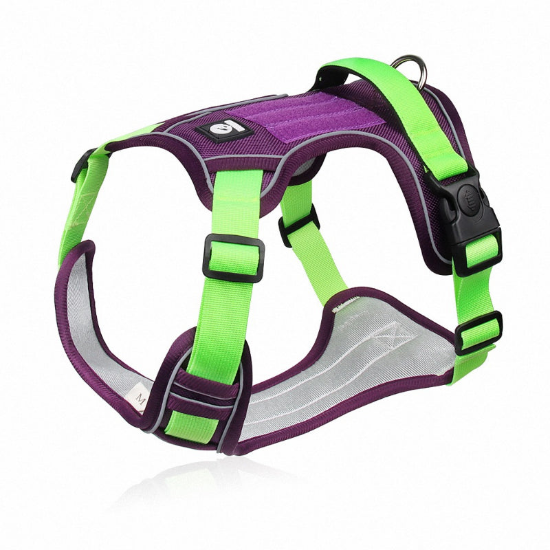 Adjustable Harness Dog Reflective Safety Training Walking Chest Vest Leads Collar