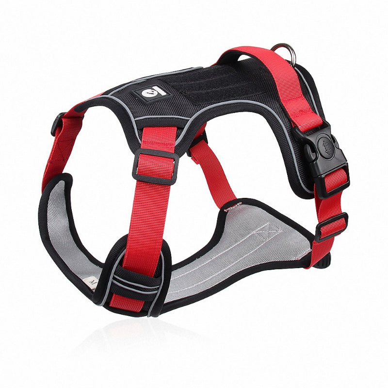 Adjustable Harness Dog Reflective Safety Training Walking Chest Vest Leads Collar