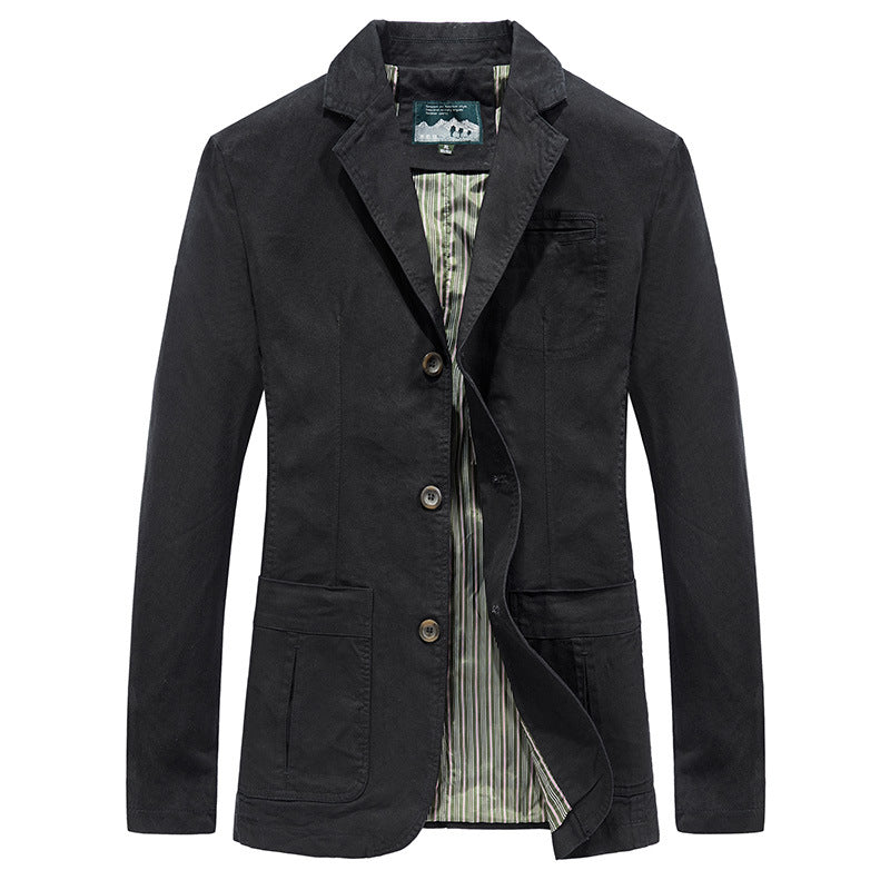 Men's 100% Cotton Slim Fit Blazer Jacket