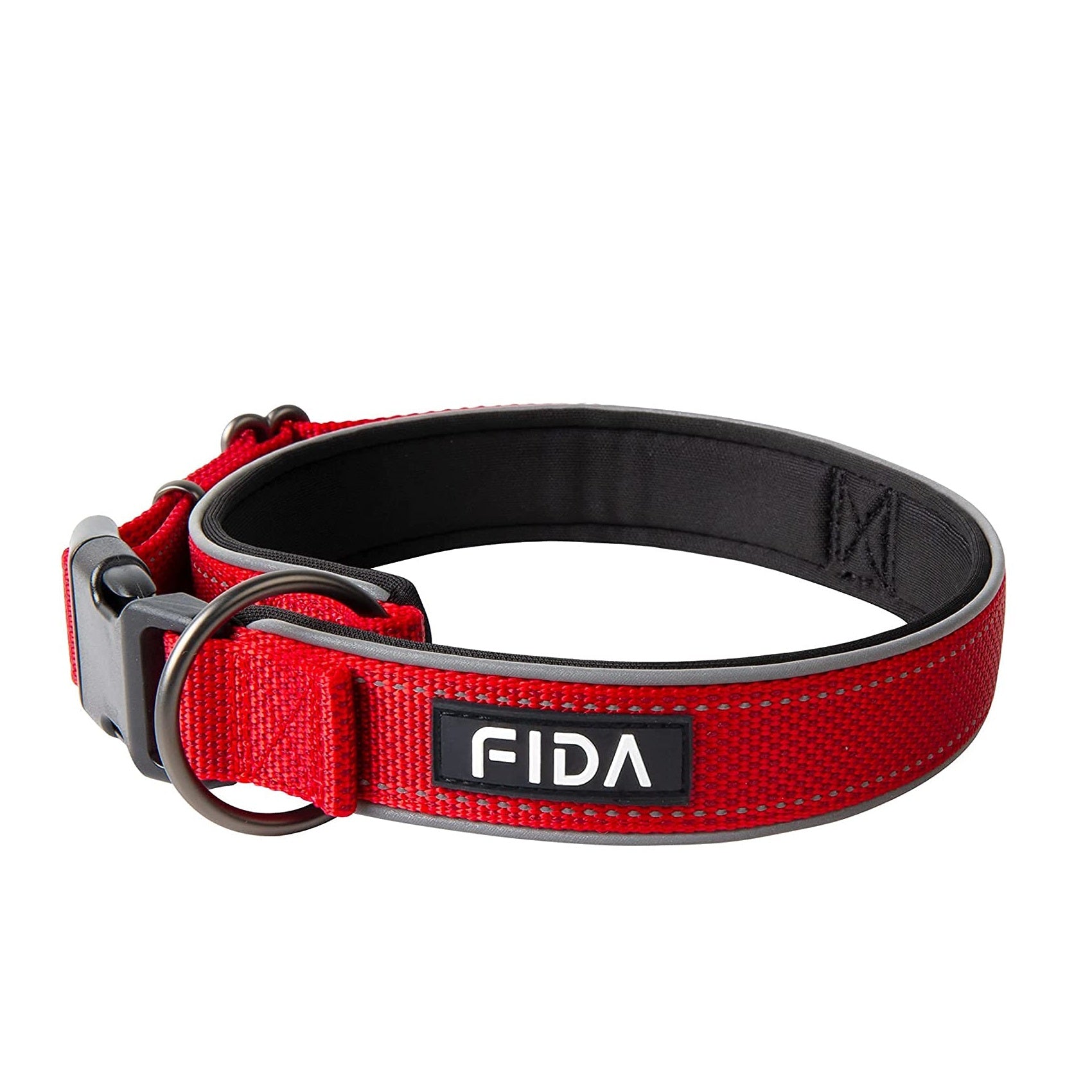 Adjustable Dog Collars, Full Neck Coverage, Reflective, Breathable, Mesh Dog Collar, Outdoor Training for Medium Dogs