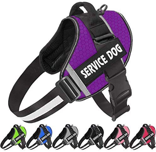 Reflective No-Pull Dog Harness with Breathable Design and Handle