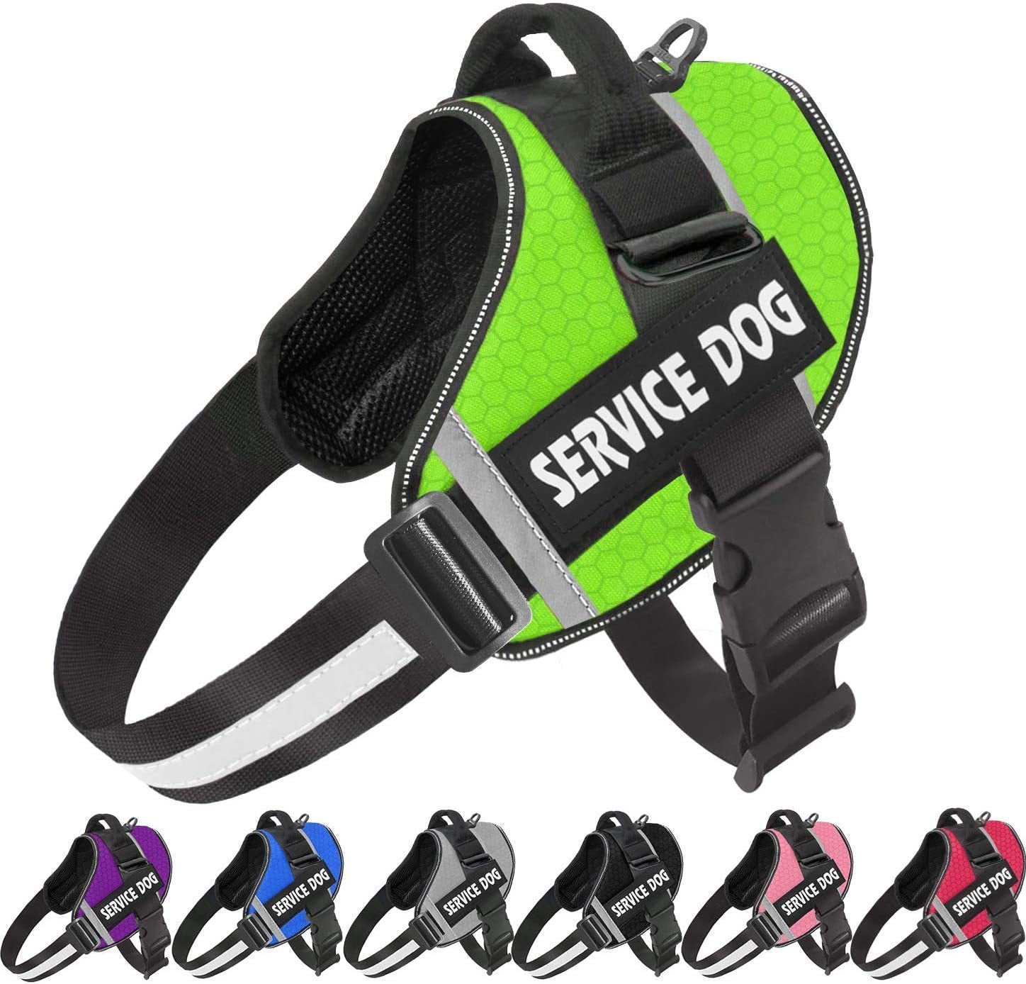 Reflective No-Pull Dog Harness with Breathable Design and Handle