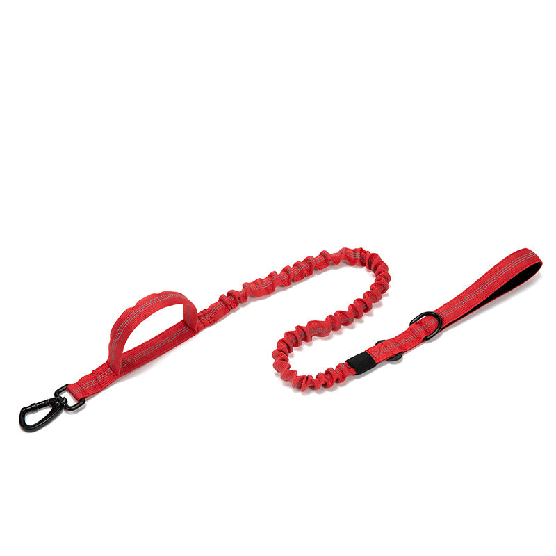 Tactical Dog Leash Elastic Dog Leads Durable Nylon Leash For Medium Large Dogs