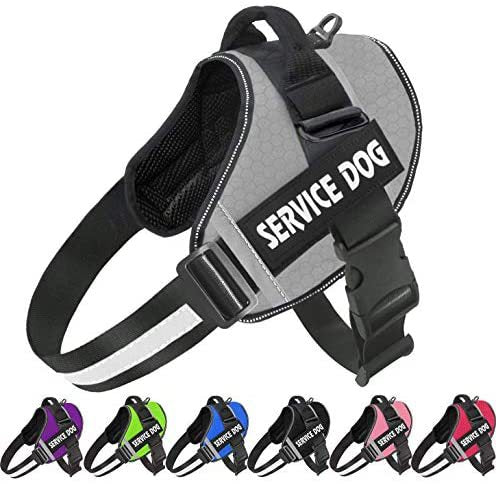 Reflective No-Pull Dog Harness with Breathable Design and Handle