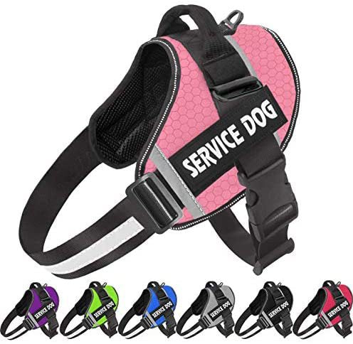 Reflective No-Pull Dog Harness with Breathable Design and Handle