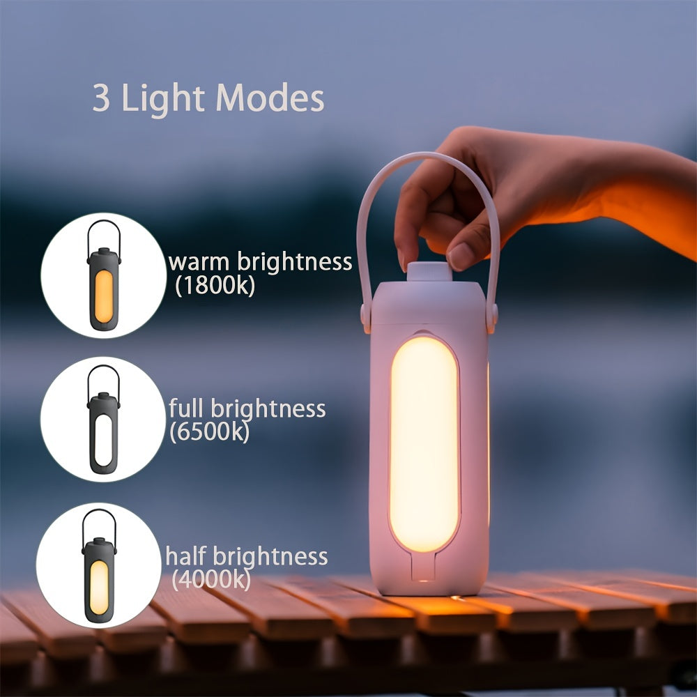 LED Camping Light, Folding Portable USB charged Lamp With Handle