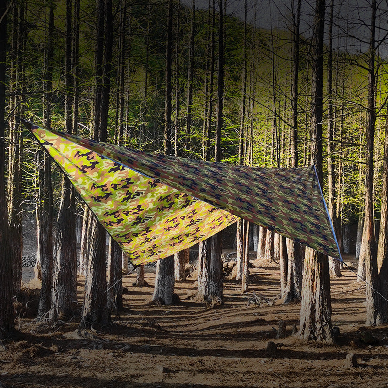 Waterproof and Lightweight Tent Tarp Camouflage Camping Tarp Shelter