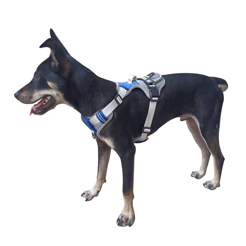 Nylon Adjustable Dog Harness Vest Reflective Breathable Pet Harness