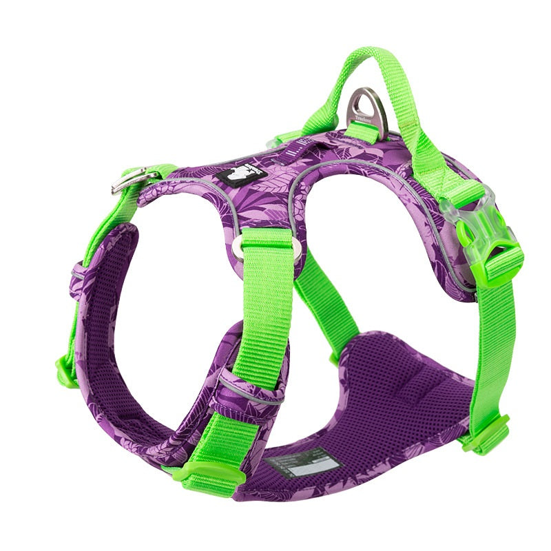 Premium Tropic Thunder Edition Dog Harness - No Pull Dog Harness with Quick-Release Neck Strap