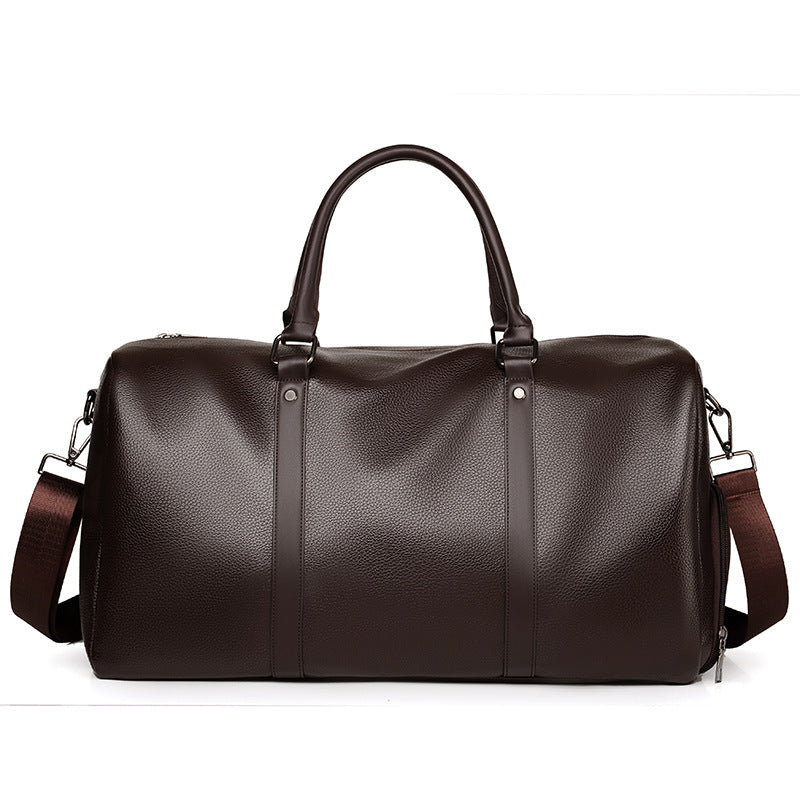 PU Leather Travel Weekender Overnight Duffel Bag Gym Sports Luggage Tote Duffle Bags for Men