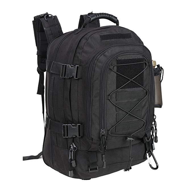 Large Capacity Military Tactical Hiking Expandable 39L-60L Backpack