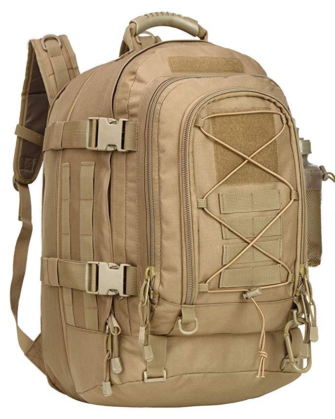 Large Capacity Military Tactical Hiking Expandable 39L-60L Backpack