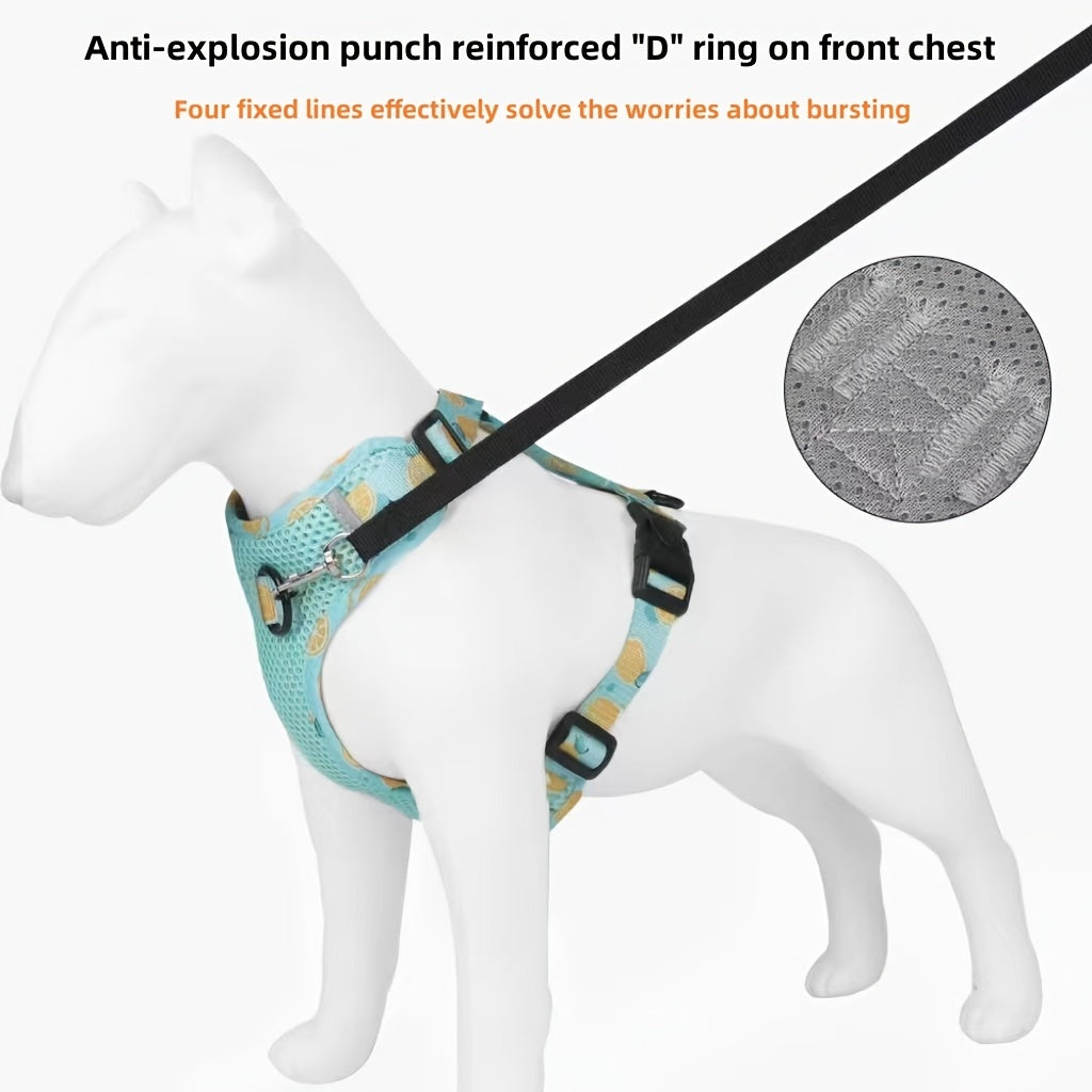 Breathable Reflective Soft Mesh Dog Harness No Pull