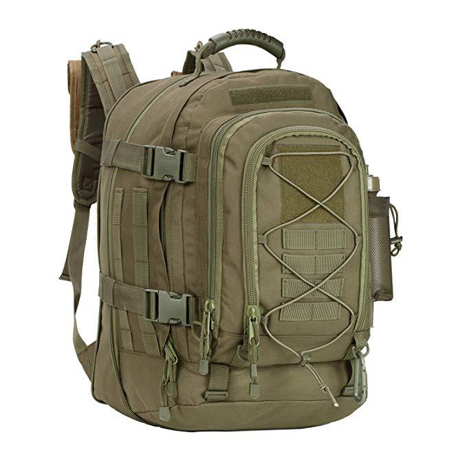 Large Capacity Military Tactical Hiking Expandable 39L-60L Backpack