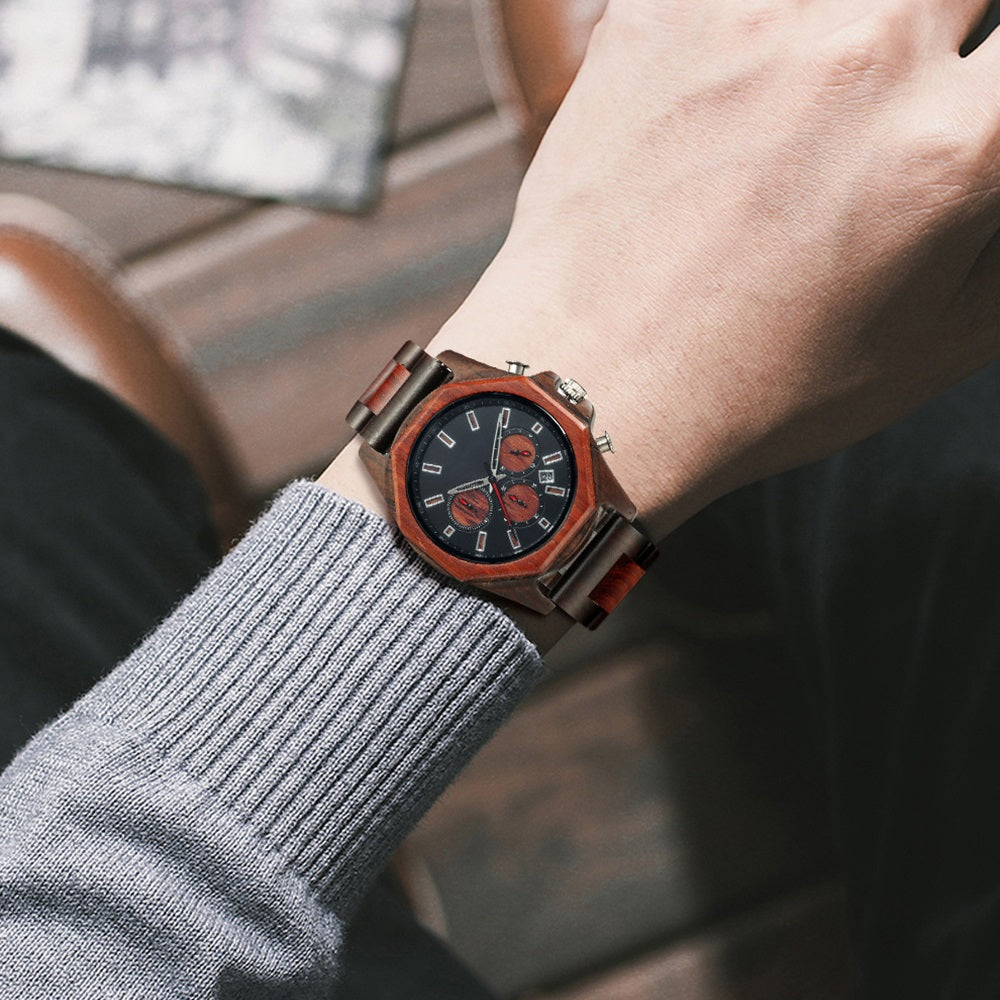 Men's Luxury Wooden Handmade Watch