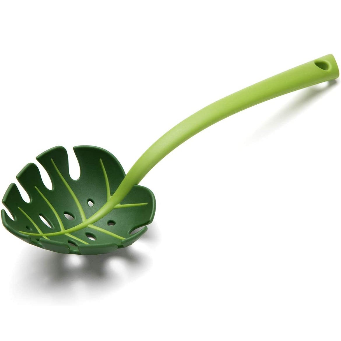 3 PCS Jungle Spoon-Green Leaf Cooking Spoon for Nonstick Cookware- Certified BPA-Free Kitchen Spoon