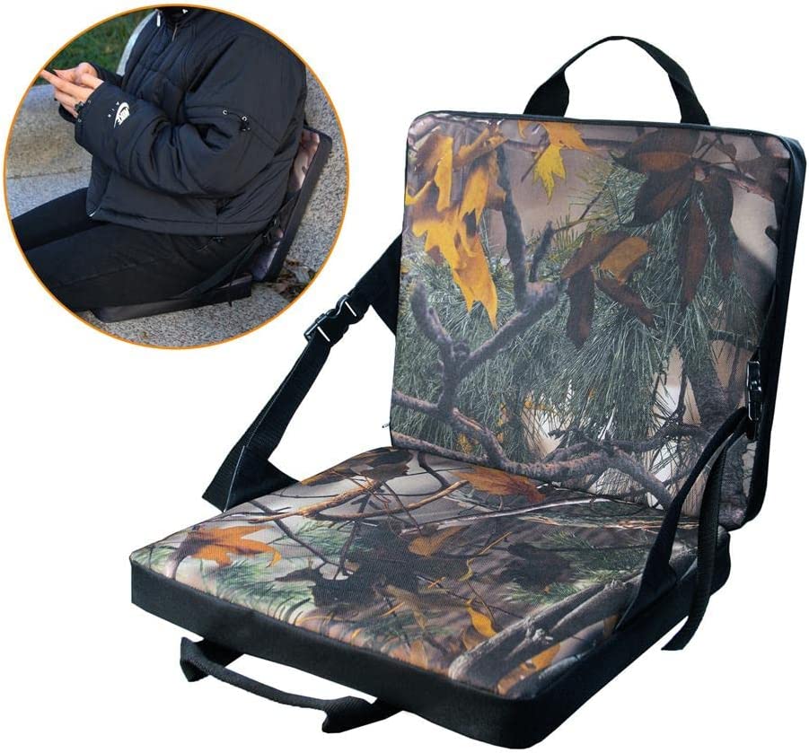 Camping Padded Floor Chair, Portable, Foldable, Waterproof, Outdoor Fishing Seat Cushion