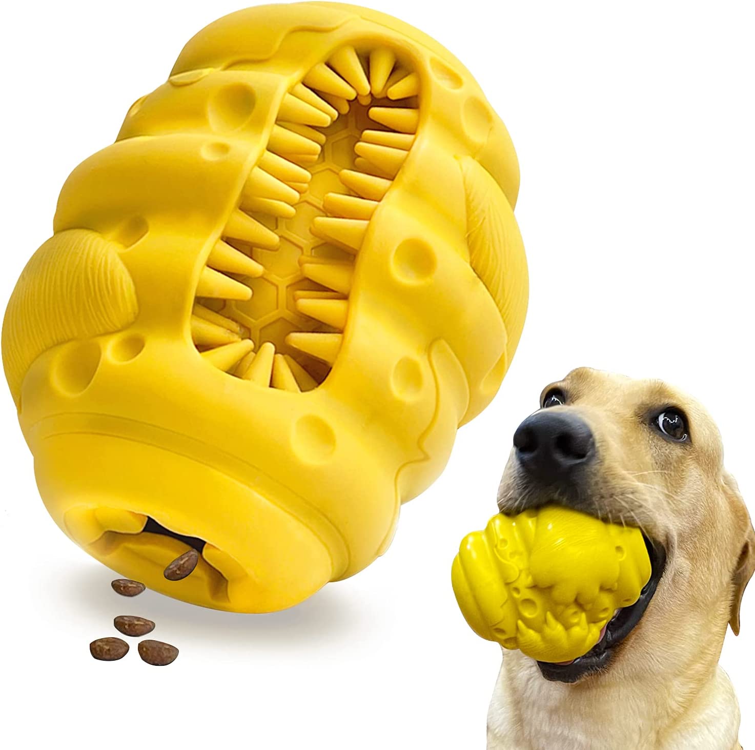 Dog Chew Toys for Aggressive Chewers Large Medium Breeds Dog Puzzle Toys Interactive Treat Dispensing Slow Feeder