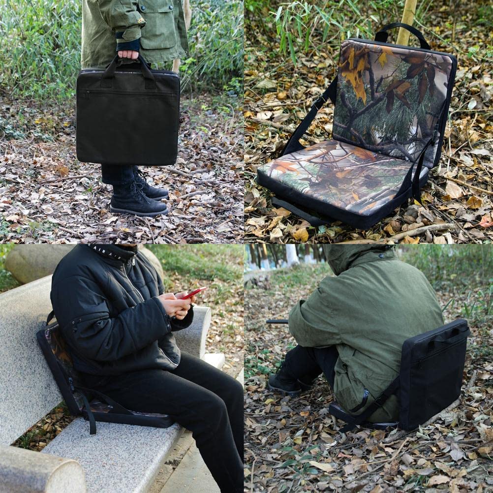 Camping Padded Floor Chair, Portable, Foldable, Waterproof, Outdoor Fishing Seat Cushion