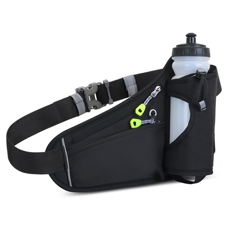 Adjustable Fanny Pack with Bottle Holder Compatible for Phone Outdoor Running Belt