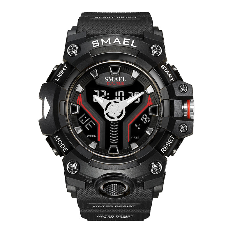 SMAEL Sports Watch for Man Shock Water Resistant Led Light Military Outdoor Watch