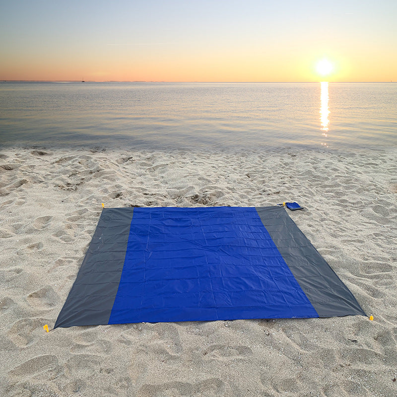 Beach Blanket, Oversized Beach Mat Picnic Blanket Waterproof Sandproof Lightweight Pocket Beach Blankets