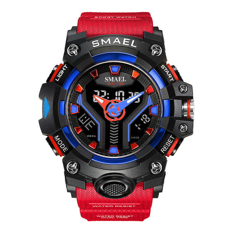 SMAEL Sports Watch for Man Shock Water Resistant Led Light Military Outdoor Watch