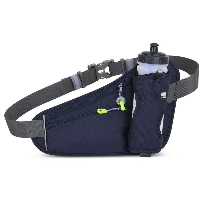 Adjustable Fanny Pack with Bottle Holder Compatible for Phone Outdoor Running Belt