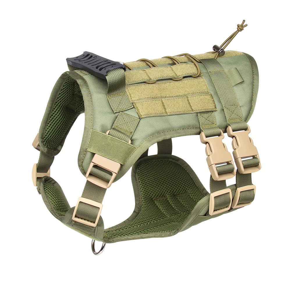 Tactical Dog Harness for Medium Large Dogs No Pull, Military Dog Harness with Handle