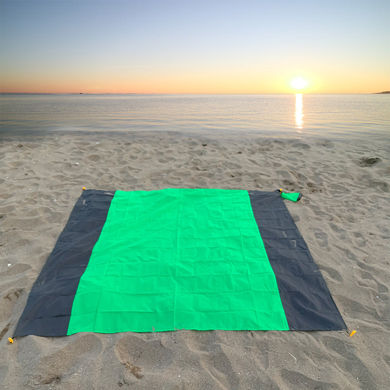 Beach Blanket, Oversized Beach Mat Picnic Blanket Waterproof Sandproof Lightweight Pocket Beach Blankets