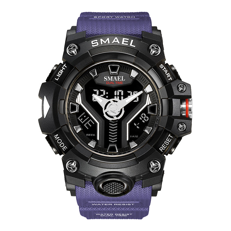 SMAEL Sports Watch for Man Shock Water Resistant Led Light Military Outdoor Watch