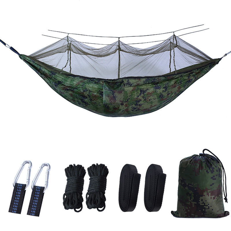 Camping Hammock with Mosquito Net Uplayteck Portable Double / Single Travel Hammock Insect Netting 210D Nylon Hammock Swing