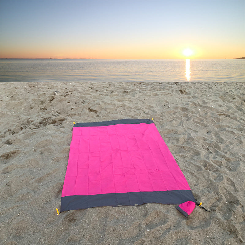 Beach Blanket, Oversized Beach Mat Picnic Blanket Waterproof Sandproof Lightweight Pocket Beach Blankets