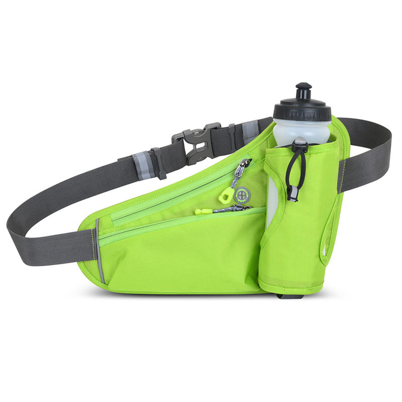 Adjustable Fanny Pack with Bottle Holder Compatible for Phone Outdoor Running Belt