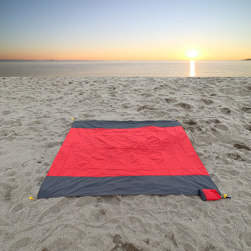 Beach Blanket, Oversized Beach Mat Picnic Blanket Waterproof Sandproof Lightweight Pocket Beach Blankets