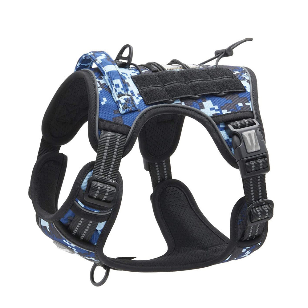 Training Tactical Dog Harness for Dogs No Pull, Outdoor Military Breathable Dog Harness