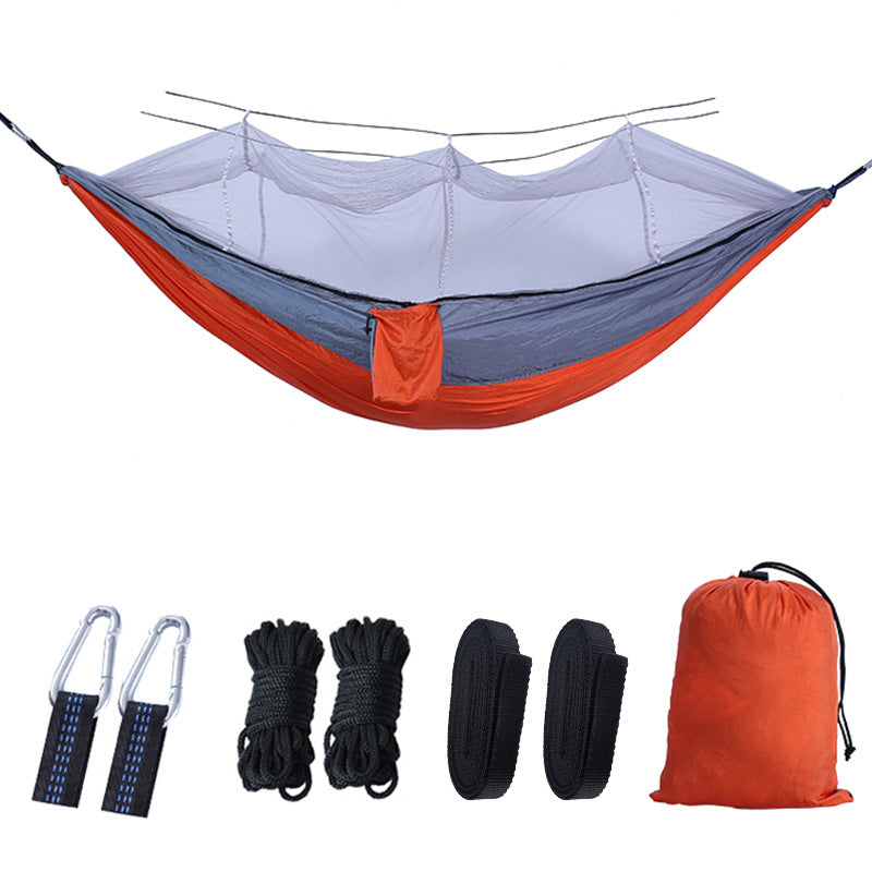 Camping Hammock with Mosquito Net Uplayteck Portable Double / Single Travel Hammock Insect Netting 210D Nylon Hammock Swing