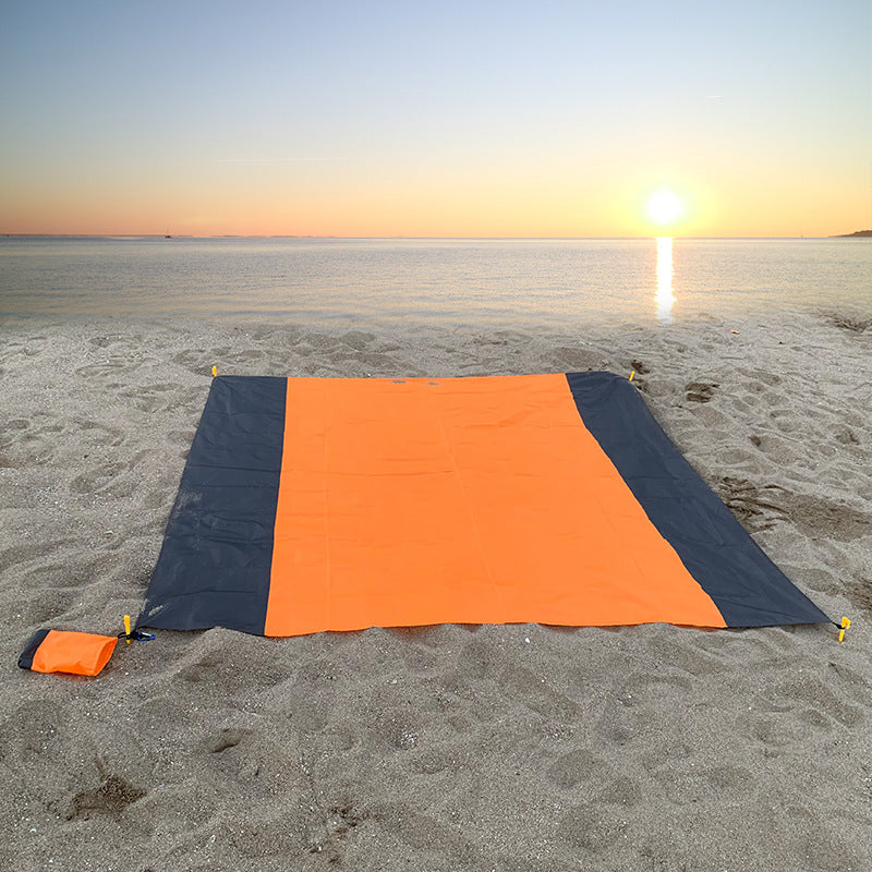 Beach Blanket, Oversized Beach Mat Picnic Blanket Waterproof Sandproof Lightweight Pocket Beach Blankets